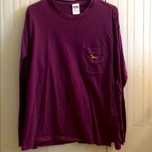 Pink maroon long sleeve